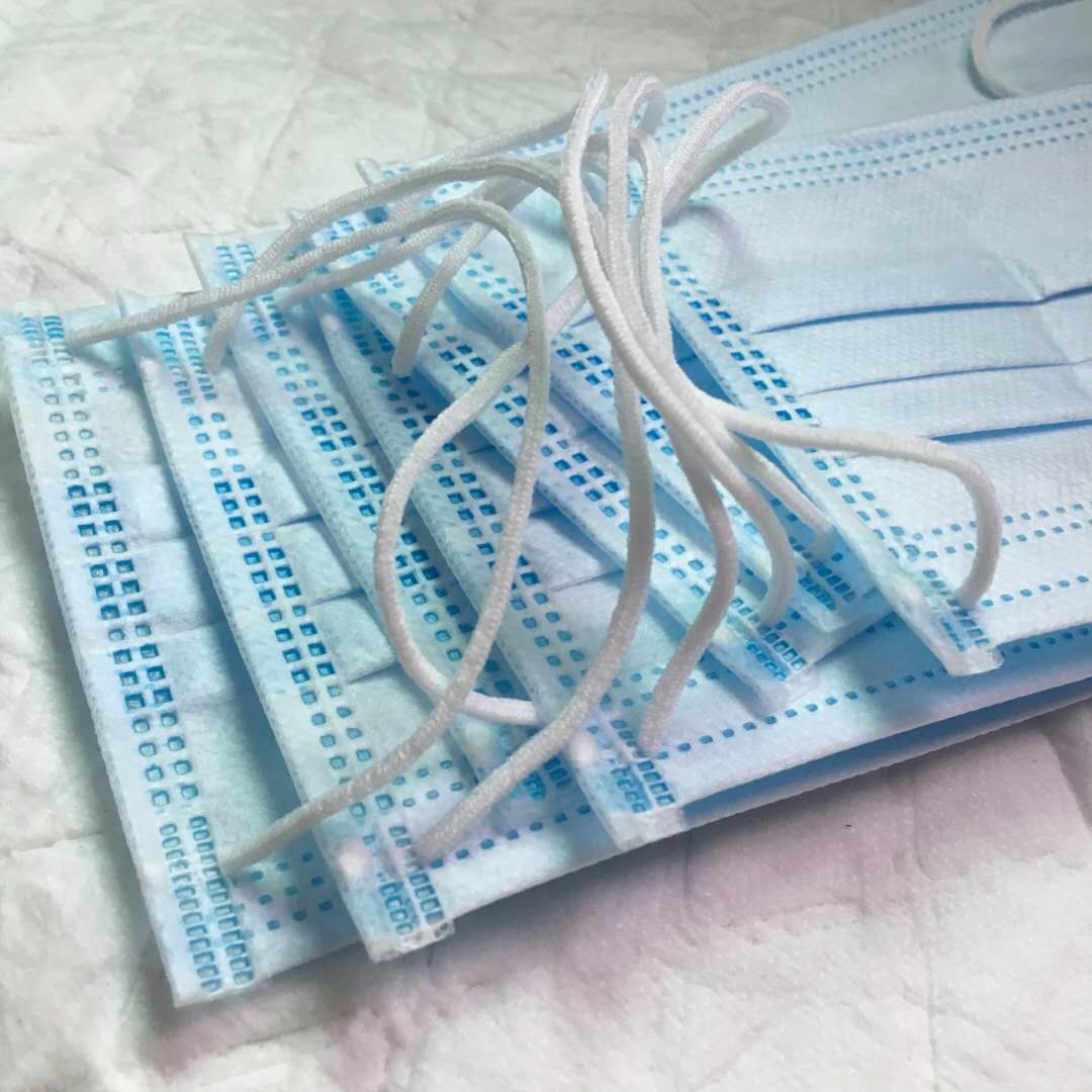 Blue Earloop Non Woven Medical 3 ply Disposable Surgical Face Mask